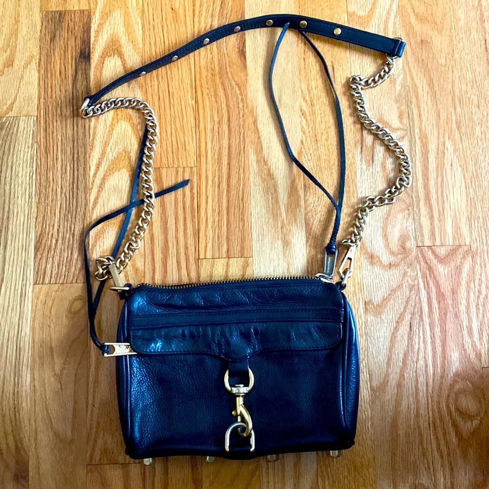 Rebecca Minkoff Mini MAC cross body black purse